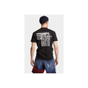 Dsquared2 Ceresio Map Cool Fit T-Shirt Ανδρικό (S74GD1338 D20020 900)
