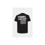 Dsquared2 Ceresio Map Cool Fit T-Shirt Ανδρικό (S74GD1338 D20020 900)