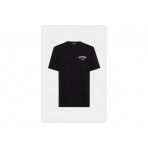Dsquared2 Rubber Logo Ανδρικό Κοντομάνικο T-Shirt Μαύρο