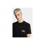 Dsquared2 Cool Fit Chest Pocket Ανδρικό Κοντομάνικο T-Shirt Μαύρο