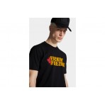Dsquared2 Cool Fit Slogan Ανδρικό Κοντομάνικο T-Shirt Μαύρο