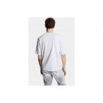 Dsquared2 Loose Fit Faded Milano Ανδρικό Κοντομάνικο T-Shirt Λευκό
