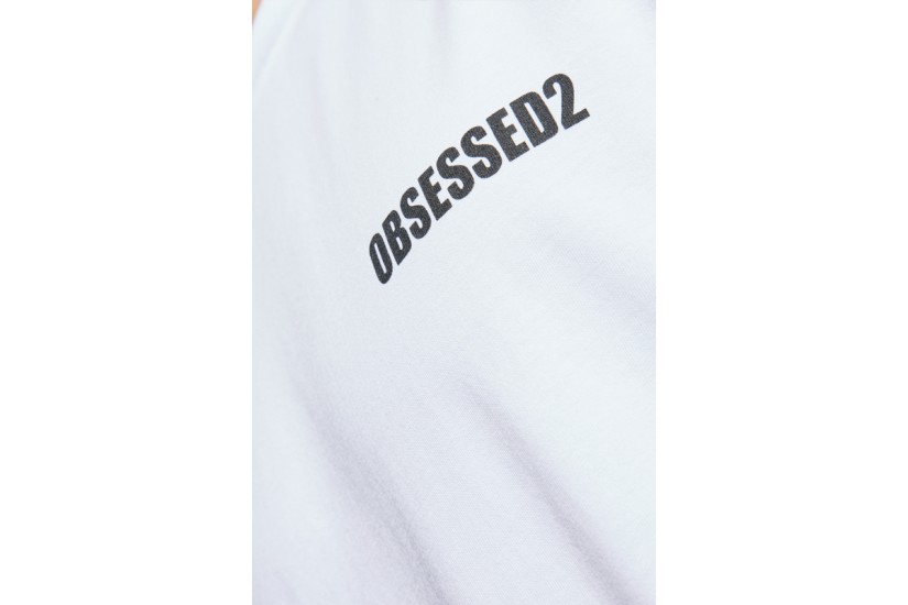 Dsquared2 Obsessed2 Ανδρικό Κοντομάνικο T-Shirt Λευκό