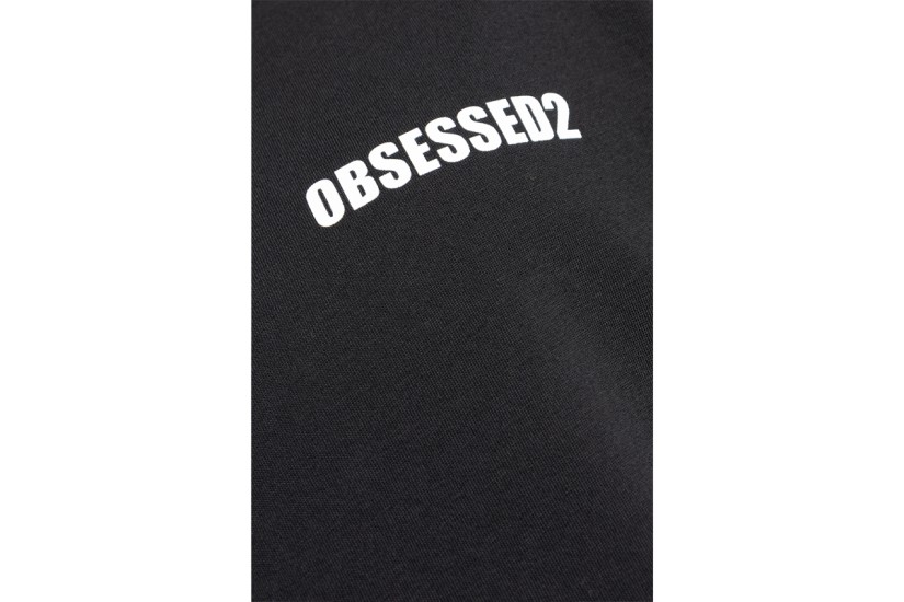 Dsquared2 Obsessed2 Ανδρικό Κοντομάνικο T-Shirt Μαύρο