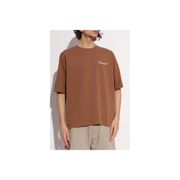 Dsquared2 Signature Loose Fit T-Shirt Ανδρικό (S74GD1525 D20106 140)