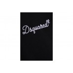 Dsquared2 Signature Loose Fit Ανδρικό Κοντομάνικο T-Shirt Μαύρο