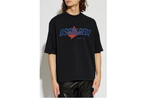 Dsquared2 Logo Loose Fit T-Shirt Ανδρικό (S74GD1556 D20106 900)