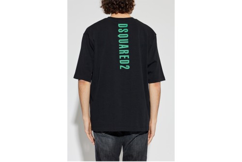 Dsquared2 Technicolor Loose Fit T-Shirt Ανδρικό (S74GD1559 D20106 900)