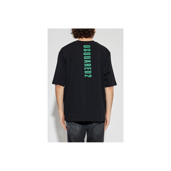Dsquared2 Technicolor Loose Fit T-Shirt Ανδρικό (S74GD1559 D20106 900)