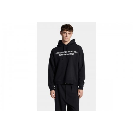 Dsquared2 Relax Fit Heritage Hoodie Ανδρικό 