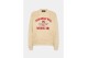 Dsquared2 Relax Fit Dirty Ανδρική Μακρυμάνικη Μπλούζα Εκρού