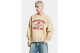 Dsquared2 Relax Fit Dirty Ανδρική Μακρυμάνικη Μπλούζα Εκρού