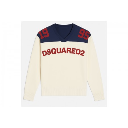 Dsquared2 Crewneck Μπλούζα Πλεκτή Ανδρική 
