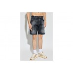 Dsquared2 Black Fog Wash Marine Ανδρική Βερμούδα Τζιν Μαύρη