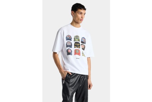Dsquared2 Iconique Loose Fit T-Shirt Ανδρικό (S78GD0112 D20033 100)