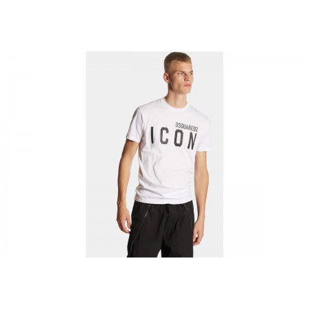 Dsquared2 Icon Cool Fit T-Shirt Ανδρικό (S79GC0003 D20020 100)