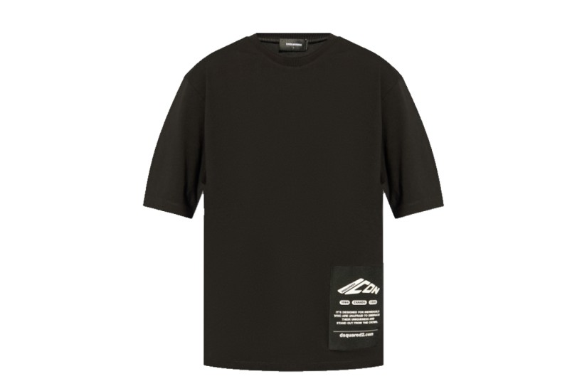 Dsquared2 Ανδρικό Κοντομάνικο T-Shirt Μαύρο