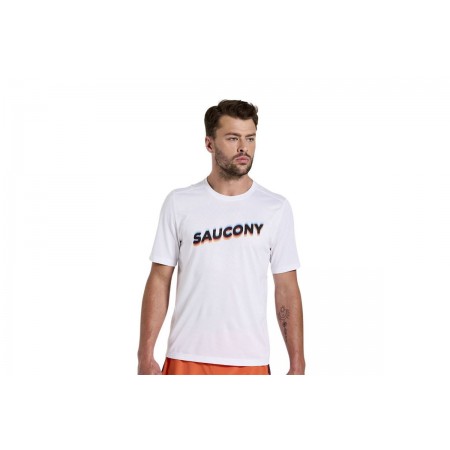 Saucony Stopwatch Graphic Short Sleeve T-Shirt Ανδρικό 