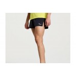 Saucony Outpace 2.5" Ανδρικό Αθλητικό Split Σορτς Μαύρο