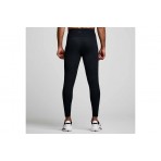 Saucony Fortify Tight Ανδρικό Μακρύ Κολάν Μαύρο