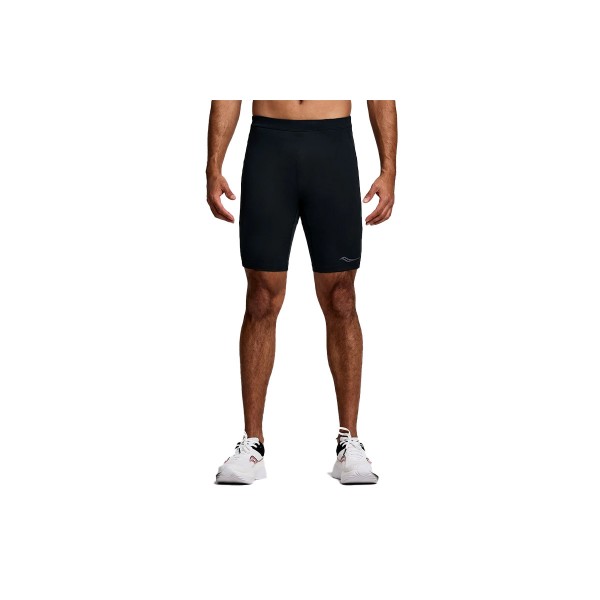 Saucony Fortify Lined Half Κολάν Κοντό Ανδρικό (SAM800359-BK)