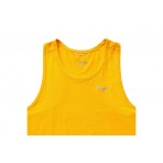 Saucony Stopwatch Singlet Ανδρική Αμάνικη Μπλούζα Μουσταρδί