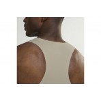 Saucony Stopwatch Singlet Ανδρική Αμάνικη Μπλούζα Λαδί