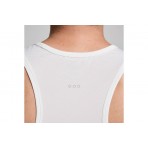 Saucony Stopwatch Singlet Ανδρική Αμάνικη Μπλούζα Λευκή