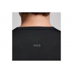 Saucony Stopwatch Ανδρικό Κοντομάνικο T-Shirt Μαύρο