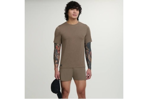 Saucony Stopwatch T-Shirt Ανδρικό (SAM800377-PEWH)