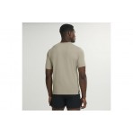 Saucony Stopwatch Ανδρικό Κοντομάνικο T-Shirt Λαδί