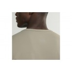 Saucony Stopwatch Ανδρικό Κοντομάνικο T-Shirt Λαδί