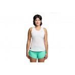 Saucony Stopwatch Singlet Γυναικεία Αμάνικη Μπλούζα Λευκή