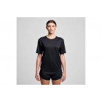 Saucony Stopwatch Γυναικείο Κοντομάνικο T-Shirt Μαύρο