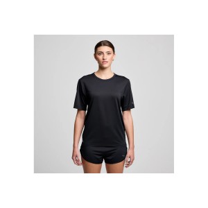 Saucony Stopwatch T-Shirt Γυναικείο (SAW800484-BK)