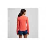 Saucony Stopwatch Γυναικεία Αθλητική Μακρυμάνικη Μπλούζα