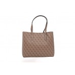 Guess Meridian Ii 4G Logo Τσάντα Tote (SG697423 LATTE LOGO)