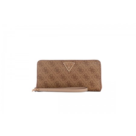 Guess Laurel II SLG Γυναικείο Πορτοφόλι Μπεζ, Καφέ
