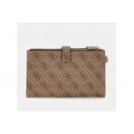Guess Laurel Card Case Πορτοφόλι (SG8500157 LATTE LOGO)