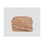 Guess Meridian Τσαντάκι Χιαστί - Ώμου (SG877814 LATTE LOGO)