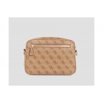 Guess Meridian Τσαντάκι Χιαστί - Ώμου (SG877814 LATTE LOGO)