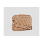 Guess Meridian Τσαντάκι Χιαστί - Ώμου (SG877814 LATTE LOGO)