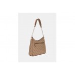 Guess Zamira 4G Logo Τσάντα Ωμου Fashion (SG962902 LATTE LOGO)