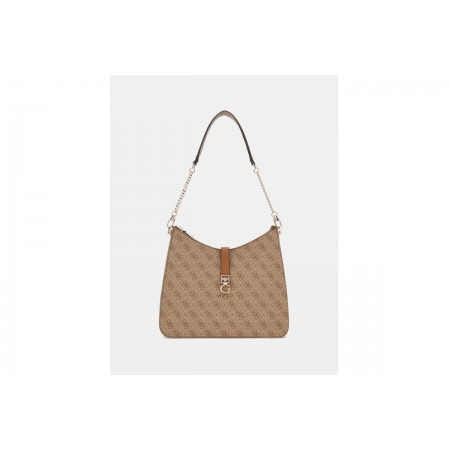 Guess Zamira 4G Logo Τσάντα Ωμου Fashion 