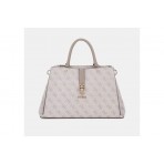 Guess Zamira 4G Logo Τσάντα Ωμου - Χειρός Fashion (SG962906 DARK TAUPE LOGO)