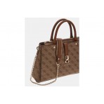 Guess Zamira 4G Logo Τσάντα Ωμου - Χειρός Fashion (SG962906 LATTE LOGO)