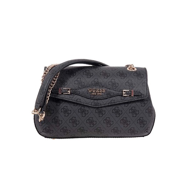 Guess Katya Τσαντάκι Χιαστί - Ώμου (SG965221 COAL LOGO)