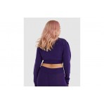 Ellesse Heritage Occhi Sweatshirt Crop Top Μακρυμάνικο Γυναικείο (SGP15927 DARK PURPLE)