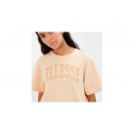 Ellesse Heritage Lanetto Crop T-Shirt (SGR17855 LIGHT BROWN)