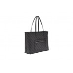 Guess Power Play 4G Logo Τσάντα Shopper Ανθρακί, Μαύρο